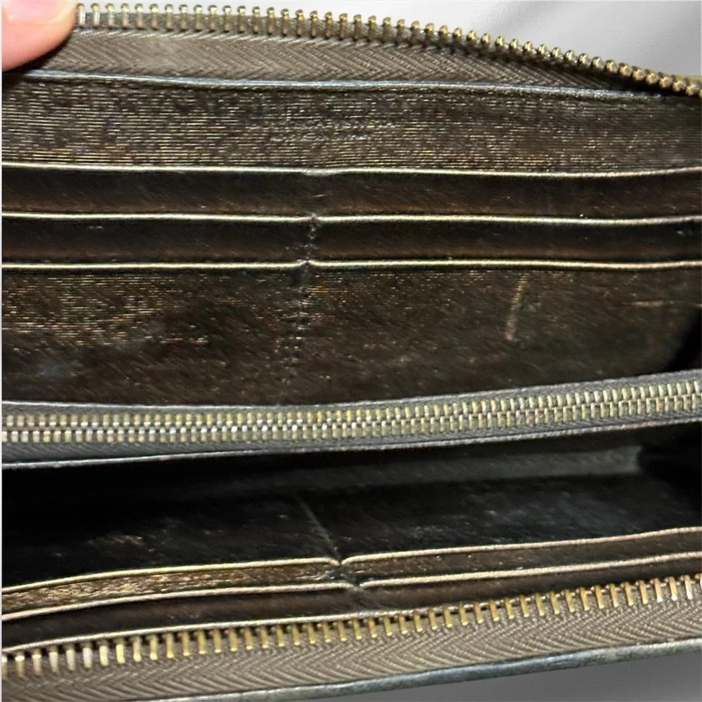 BOTTEGA VENETA Copper Metallic Wallet